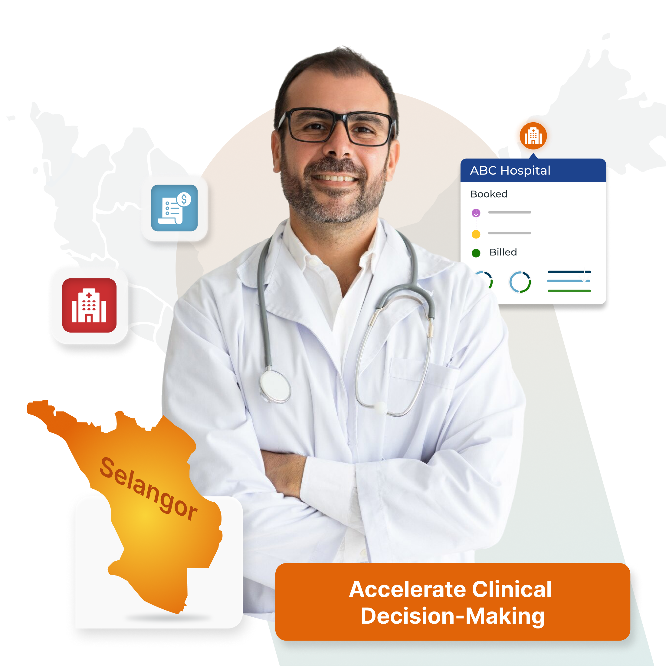 Cloud-based HMS for clinics & hospitals in Selangor, MDA compliant, supports Malay, Tamil & English.