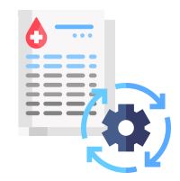 MocDoc Lab software automatically calculates accurate reference ranges for test parameters.