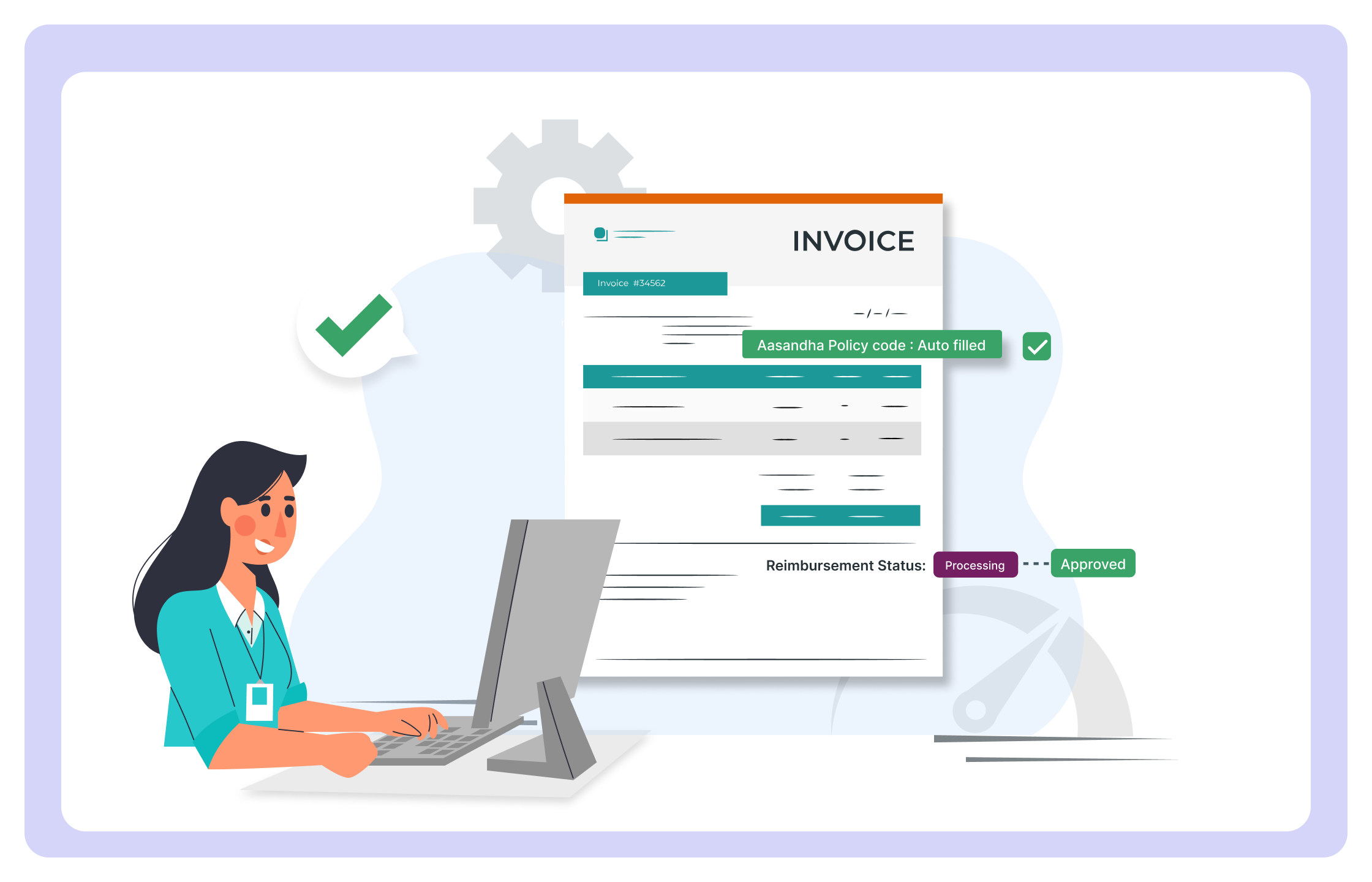 MocDoc auto-generates Aasandha-compliant invoices & tracks claims in real-time, reducing financial errors