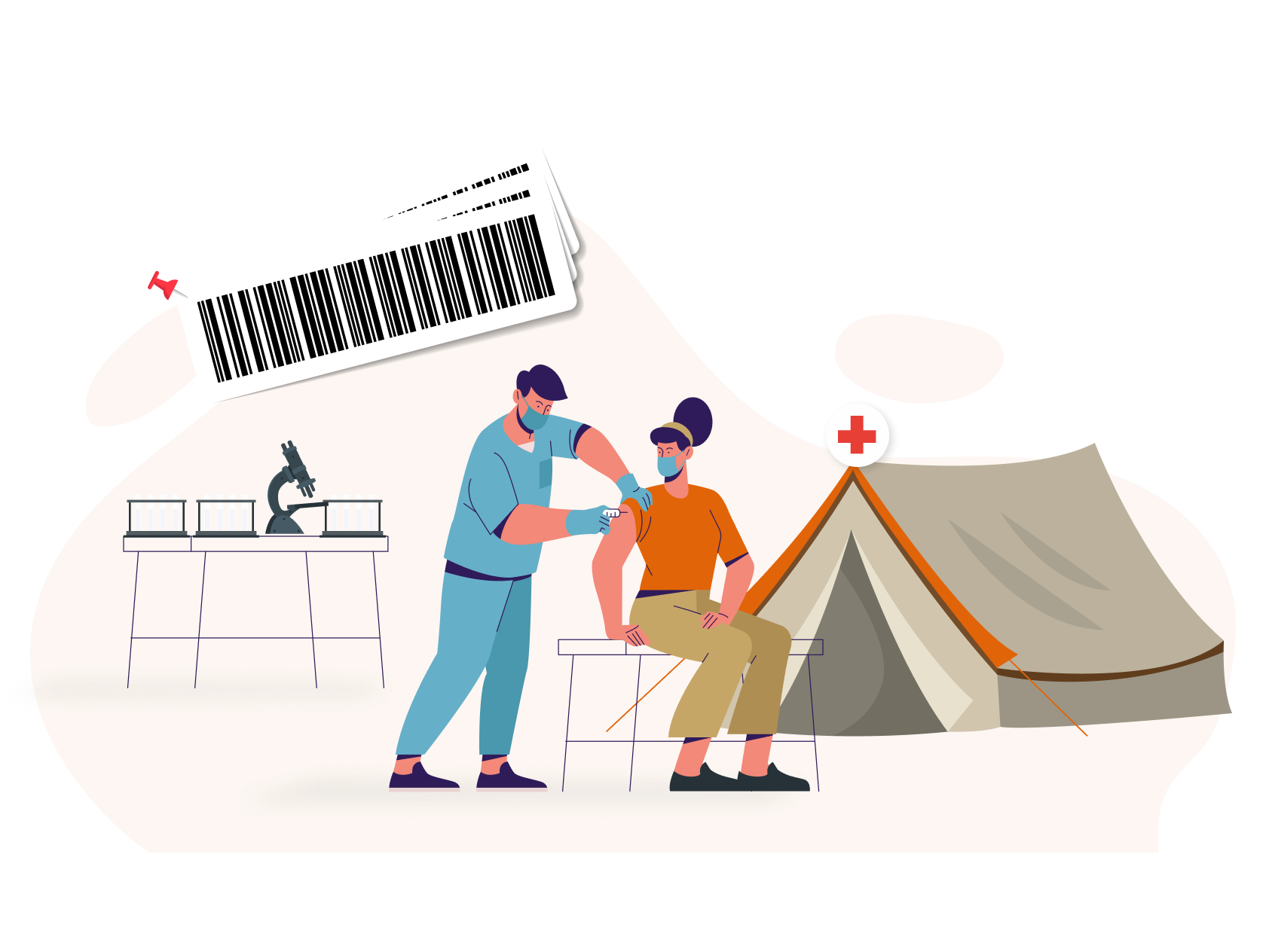 LIMS laboratory software helps to create barcodes in bulk for camps to enhance sample management and reduce errors