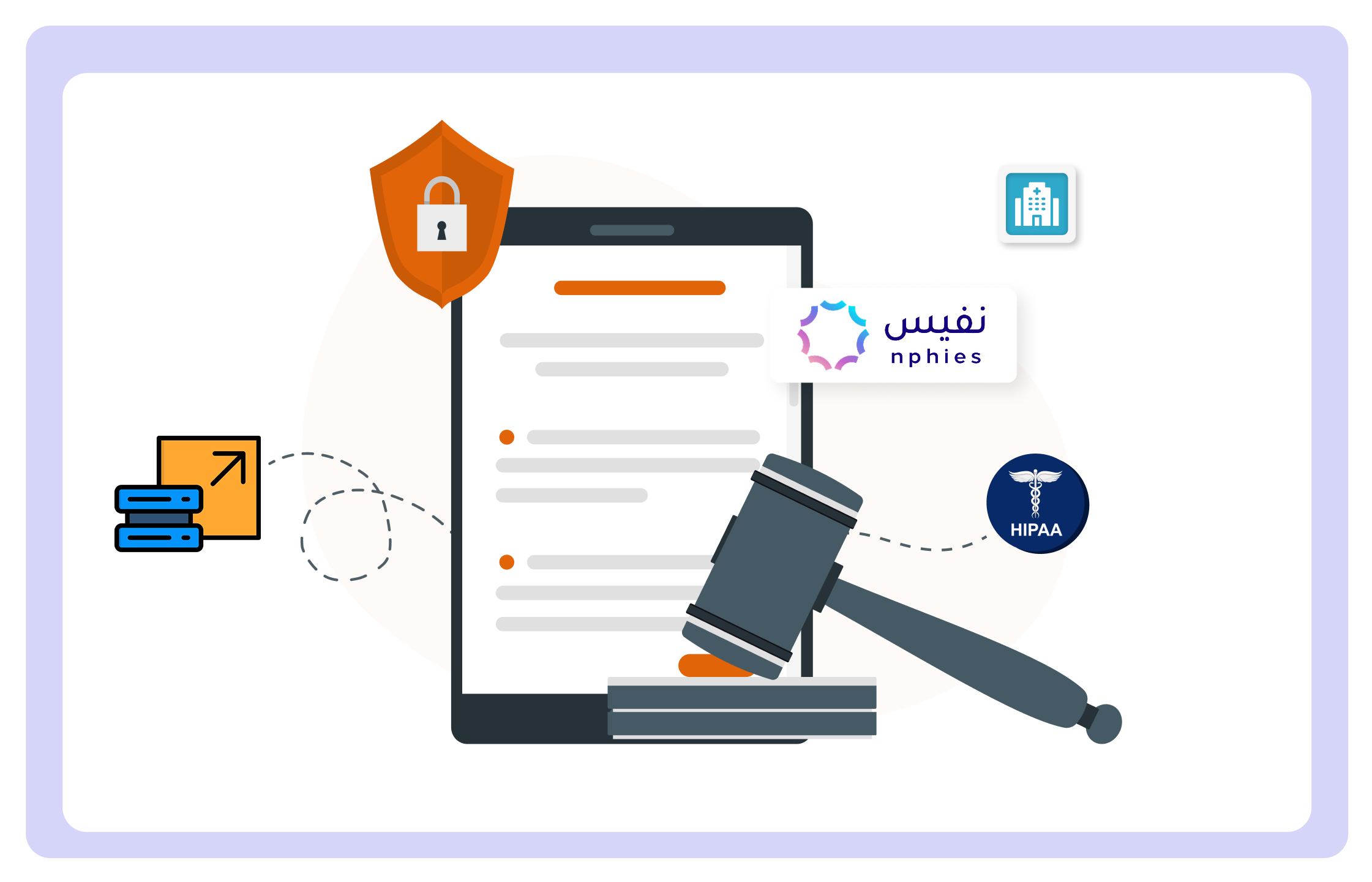 HMS ensures NPHIES & CHI compliance for GCC hospitals with secure, audit-ready workflows.