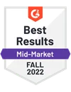 G2 Leader Mid Market Fall 2022