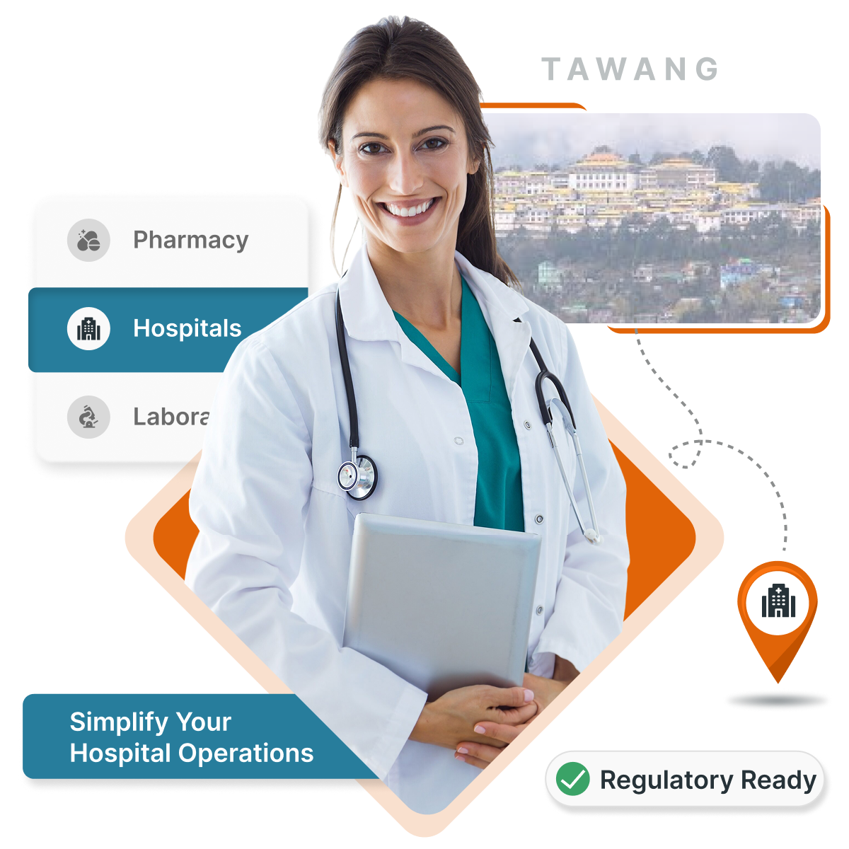 MocDoc HMS helps Tawang clinics & hospitals digitize records, billing & boost patient outcomes.