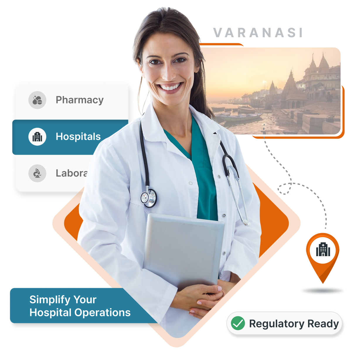 MocDoc HMS helps Varanasi clinics & hospitals digitize records, billing & boost patient outcomes.