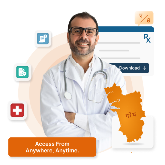 Cloud-based HMS for clinics & hospitals in Goa - NABH compliant, supports English & Hindi.