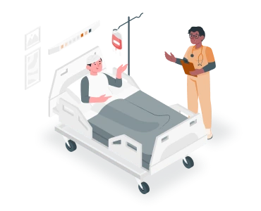 Complete Inpatient management system from admission to discharge with digital transformation.