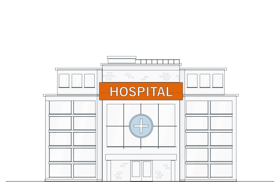 Comprehensive hospital software for managing admissions, billing, and coordinated patient care.