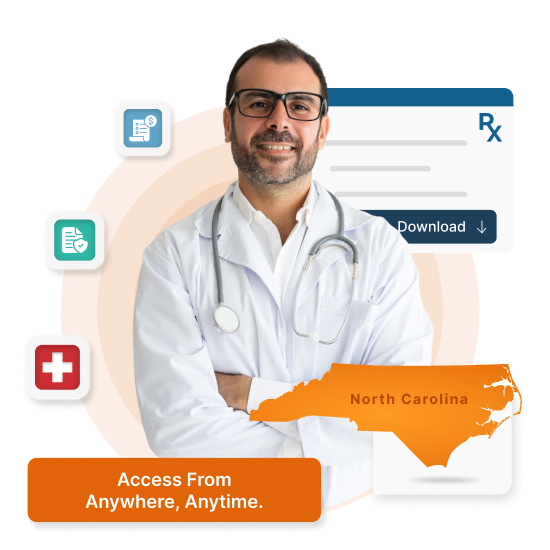 Cloud-based HMS for clinics & hospitals in North Carolina - U.S. Federal Privacy, supports English.