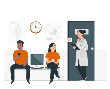 OPD system to simplify patient visits with tools for booking, tokens, billing, and e-prescriptions.