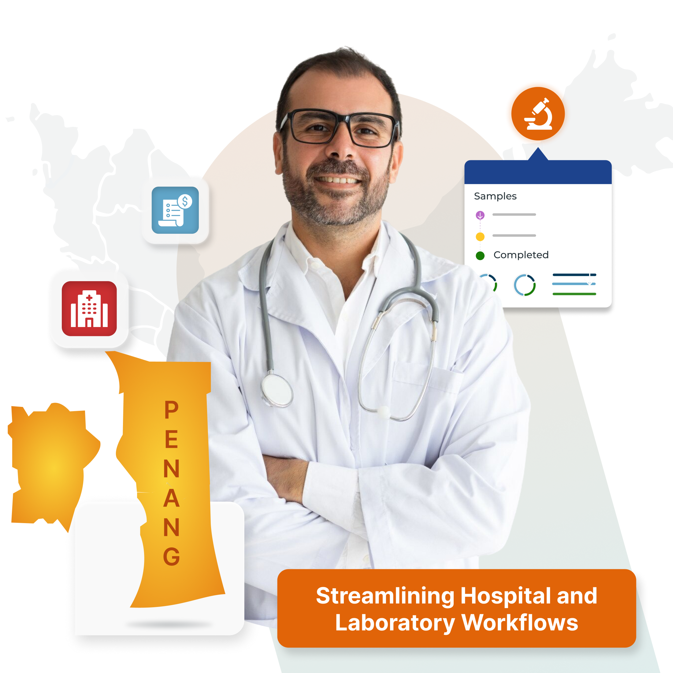 Cloud-based HMS for clinics & hospitals in Penang - MDA compliant, supports Malay, Tamil & English.