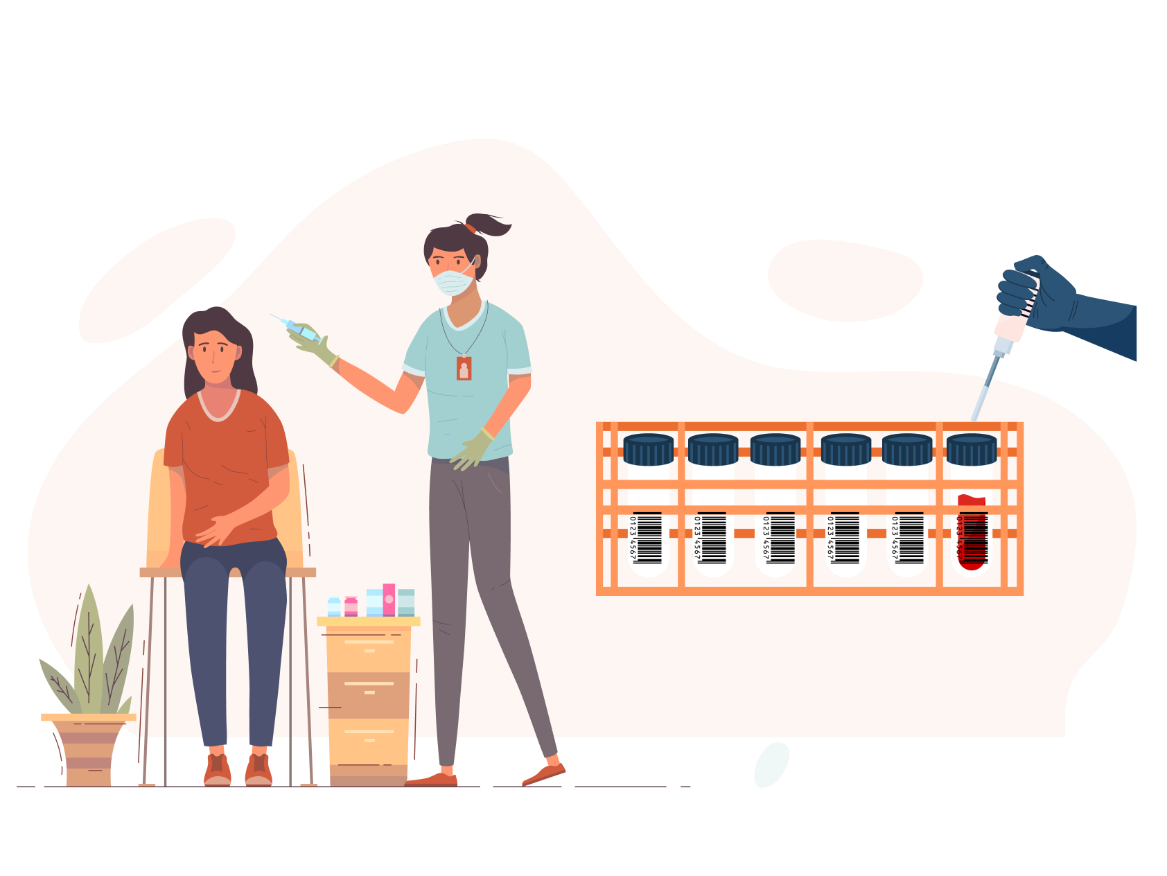 Improve home collection efficiency with pre-printed barcodes for each sample type with the help of LIMS software